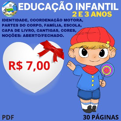 2 Atividades Educativas para Crianças de 2 a 5 anos. Coordenação motora  fina. 